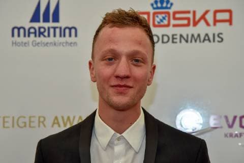 14 Steiger Award on 16 03 2019 at the Casino of the Zeche Zollverein in Essen Joris receives the Steiger Award in the category Music xJFx
