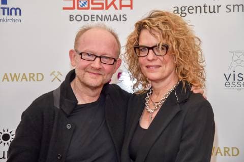 14 Steiger Award on 16 03 2019 in the Casino of the Zeche Zollverein in Essen Dieter Falk and wife Angelika Falk are guests at the presentation of the Steiger Award 2019 xJFx