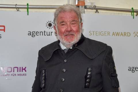 14 Steiger Award on 16 03 2019 at the Casino of the Zeche Zollverein in Essen Dr Jürgen Großmann receives the Steiger Award in the Ruhr Area category xJFx