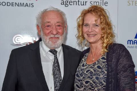 14 Steiger Award on 16 03 2019 at the Casino of the Zeche Zollverein in Essen Dieter Hallervordern and Christine Zander at the presentation of the Steiger Award xJFx