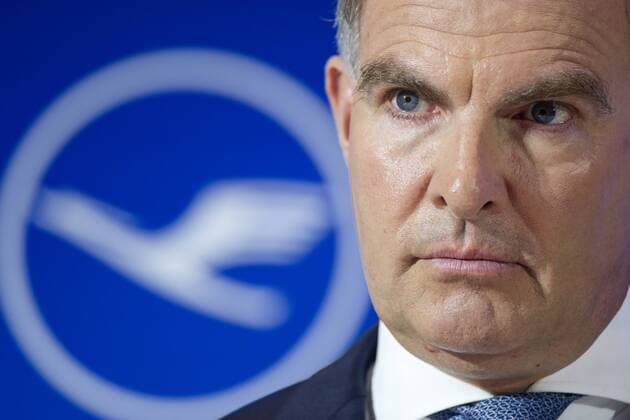 Carsten SPOHR Chairman of the Executive Board CEO Portrait Portrait Portrait cut single image Single motif Deutsche Lufthansa AG press conference on financial statements 14 03 2019 in Frankfurt