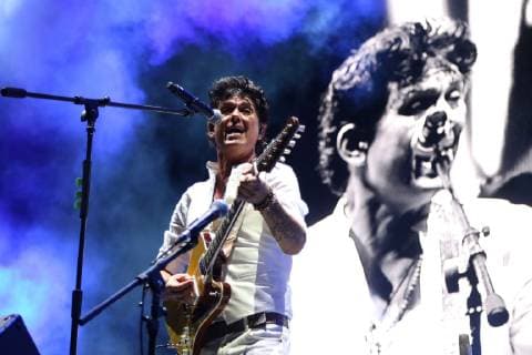 March 16 2019 EUM20190316ESP40 JPG CIUDAD DE MEXICO Festival Festival Vive Latino Division Minuscula March 16, 2019 Aspects of the participation of the group Caifanes during the first day of Vive Latino in the Foro Sol Photo Agency EL UNIVERSAL Carlos Mejia MAR Mexico City Mexico City  - ZUMAu78_ 20190316_zaf_u78_136 Copyright: xCarlosxMejia ElxUniversalx