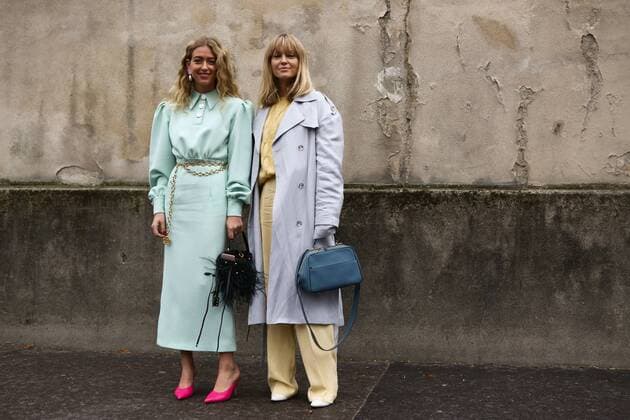 Stylists Emili Sindlev and Jeanette Friis Madsen attending the Valentino show during Paris Fashion Week - March 3, 2019 - PFW: Fall 2019 Street Style Day 7, Paris France  Copyright: xValentinaxRanierix VRPFW20190303ZDC140