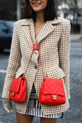 Anna Rosa Vitiello attending the Chanel show during Paris Fashion Week - March 5, 2019 - PFW: Fall 2019 Street Style Day 9, Paris France  Copyright: xValentinaxRanierix VRPFW20190305ZDC107
