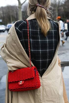 Camille Charriere attending the Chanel show during Paris Fashion Week - March 5, 2019 - PFW: Fall 2019 Street Style Day 9, Paris France  Copyright: xValentinaxRanierix VRPFW20190305ZDC82