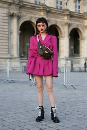 Mademoiselle Yulia attending the Louis Vuitton show during Paris Fashion Week - March 5, 2019 - PFW: Fall 2019 Street Style Day 9, Paris France  Copyright: xValentinaxRanierix VRPFW20190305ZDC175