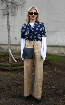 Blogger Caroline Daur attending the Lacoste show during Paris Fashion Week - March 5, 2019 - PFW: Fall 2019 Street Style Day 9, Paris France  Copyright: xValentinaxRanierix VRPFW20190305ZDC211