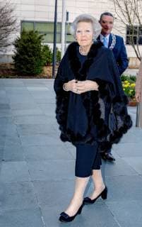 18-03-2019 Veldhoven Princess Beatrix arriving for the presentation of the 5th Prince Friso engineering award at ASML in Veldhoven.  Copyright: xPPEx