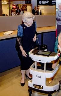 18-03-2019 Veldhoven Princess Beatrix during the presentation of the 5th Prince Friso engineering award at ASML in Veldhoven.  Copyright: xPPEx