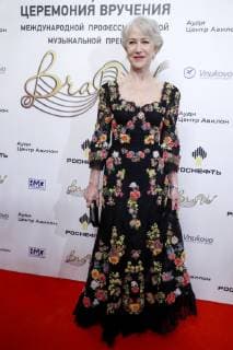 MOSCOW, RUSSIA â€“ MARCH 19, 2019: English actress Helen Mirren ahead of a ceremony to present BraVo international classical music awards at the Bolshoi Theatre. Mikhail Japaridze TASS  TS0A51BB