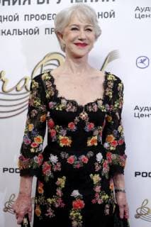 MOSCOW, RUSSIA â€“ MARCH 19, 2019: English actress Helen Mirren ahead of a ceremony to present BraVo international classical music awards at the Bolshoi Theatre. Mikhail Japaridze TASS  TS0A51BC