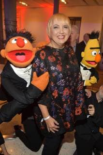 17 German Hearing Film Award Claudia Roth with Ernie and Bert Arrival of Red Carpet at the 17 German Hearing Film Award at the Deutsche Telekom Capital Representation in Berlin on 19 03 2019