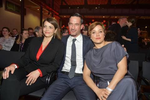 17 German Hearing Film Award Rebecca Imamanuel Soenke Moehring Muriel Baumeister Arrival of red carpet for 17 German Hearing Film Award at the Deutsche Telekom Capital Representation in Berlin on 19 03 2019