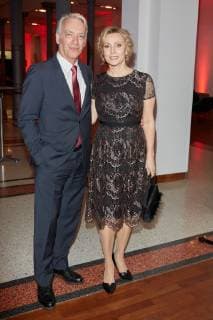 Christoph M Ohrt and Dana Golombek Presentation of the 17 German Hoerfilmpreis 2019 at Deutsche Telekoms Capital Representative Office in Berlin on 19 03 2018 17 German Hoerfilmpreis 2019