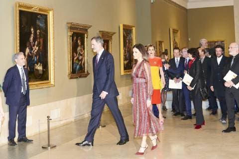 March 19, 2019 - Madrid, Madrid, Spain - King Felipe VI of Spain, Queen Letizia of Spain, Agatha Ruiz de la Prada attends the Delivery of the National Culture Awards 2017 at The Prado Museum on March 19, 2019 in Madrid, Spain Madrid Spain  - ZUMAg15_ 20190319_zaf_g15_057 Copyright: xJackxAbuinx