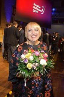 17 German Hoerfilmpreis Claudia Roth Closing stage photo for the 17 German Hoerfilmpreis at the Deutsche Telekom Capital Representation in Berlin on 19 03 2019 APP