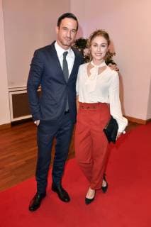 Sönke Möhring and Sina Tkotsch at the presentation of the 17th German Audio Film Award 2019 at Deutsche Telekom Berlins Capital Representation 19 03 2019 Foto:xF.xKernx xFuturexImage