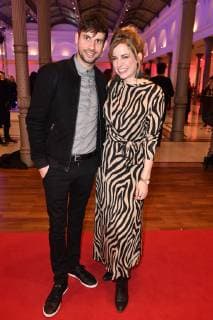 Arne Gottschling and Merle Collet at the presentation of the 17th German Audio Film Award 2019 at Deutsche Telekom Berlins Capital Representative Office 19 03 2019 Foto:xF.xKernx xFuturexImage