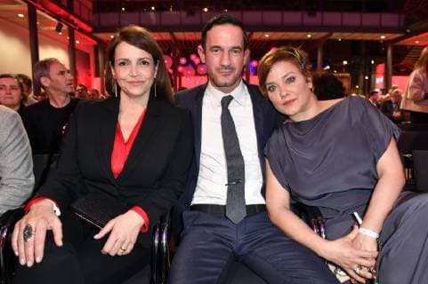Rebecca Immanuel Sönke Möhring and Muriel Baumeister at the presentation of the 17th German Audio Film Award 2019 at Deutsche Telekom Berlins Capital Representative Office 19 03 2019 Foto:xF.xKernx xFuturexImage