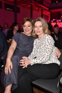 Muriel Baumeister and Lisa Martinek at the presentation of the 17th German Audio Film Award 2019 at Deutsche Telekom Berlins Capital Representative Office 19 03 2019 Foto:xF.xKernx xFuturexImage