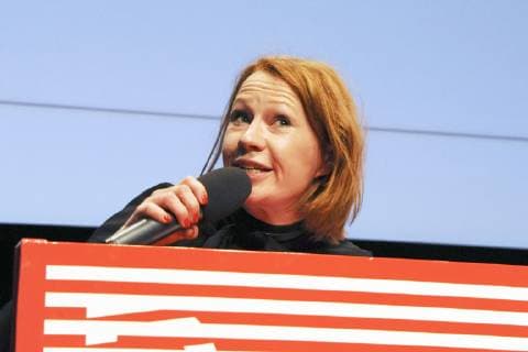 Birgit Minichmayr at the awarding of the Great Diagonal Drama Prize 2019 for services to Austrian film culture at the Festival of Austrian Film Diagonal at the Orpheum Graz 19 03 2019 Foto:xK.xSartenax xFuturexImage