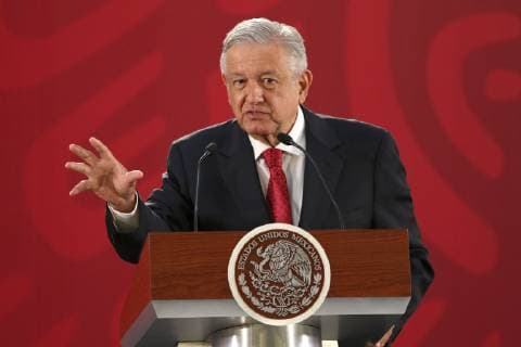 March 20, 2019 - EUM20190320NAC01.JPG.CIUDAD DE MEXICO, Presidency Presidencia-AMLO.- El presidente de la Republica Mexicana, Andres Manuel Lopez Obrador, durante la conferencia matutina que ofrecio este miercoles 20 de marzo de 2019 en el Palacio Nacional. En el evento hablo, entre otros temas, sobre los delegados federales asi como de su reunion con Jared Kushner, asesor senior del presidente estadounidense Donald Trump. Foto: Agencia EL UNIVERSAL Carlos Mejia AFBV.  - ZUMAu78_ 20190320_zaf_u78_004 Copyright: xCarlosxMejia ElxUniversalx