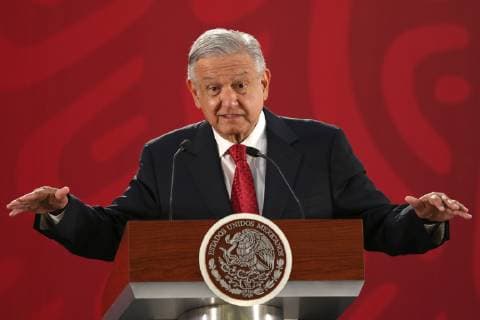 March 20, 2019 - EUM20190320NAC05.JPG.CIUDAD DE MEXICO, Presidency Presidencia-AMLO.- El presidente de la Republica Mexicana, Andres Manuel Lopez Obrador, durante la conferencia matutina que ofrecio este miercoles 20 de marzo de 2019 en el Palacio Nacional. En el evento hablo, entre otros temas, sobre los delegados federales asi como de su reunion con Jared Kushner, asesor senior del presidente estadounidense Donald Trump. Foto: Agencia EL UNIVERSAL Carlos Mejia AFBV  - ZUMAu78_ 20190320_zaf_u78_005 Copyright: xCarlosxMejia ElxUniversalx