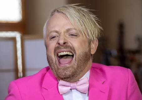 Shooting for the MDR show Musik für Sie in the Rathaus in Annaberg Buchholz on 20 03 2019 Singer and entertainer Ross Antony laughs Annaberg Buchholz Sachsen Germany