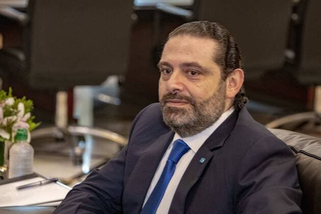March 23, 2019 - Beriut, Lebanon - Lebanese Prime Minister Saad Hariri during a bilateral meeting with U.S. Secretary of State Mike Pompeo March 22, 2019 in Beirut, Lebanon. Beriut Lebanon - ZUMAp138 20190323_zaa_p138_001 Copyright: xRonxPrzysuchax