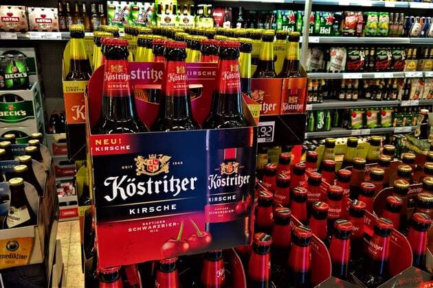 Koestritzer Schwarzbierbrauerei GmbH is a brewery in Bad Koestritz in the district of Greiz near Gera It is one of the oldest black beer breweries in Germany Photo Beer of the type Koestritzer Kirsche a black beer Mix from the bottle