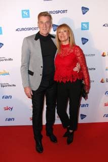 Uli Stein and his wife Conny at the German Sports Journalist Award on 25 03 2019 in Hamburg German Sports Journalist Award 2019 in Hamburg