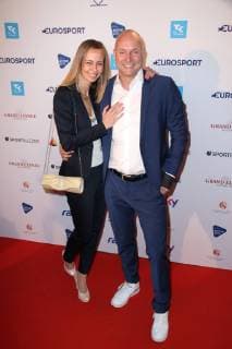 Lisa Heckl and Frank Buschmann at the German Sports Journalist Award on 25 03 2019 in Hamburg German Sports Journalist Award 2019 in Hamburg