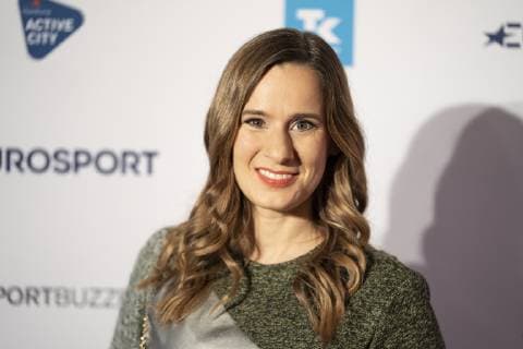 Award ceremony German Sports Journalist Award 2019 Red Carpet Gala Event at the Grand Elysee Hamburg Moderator Christina Rann Award ceremony German Sports Journalist Award 2019 Red Carpet Gala Event at the Grand Elysee Hamburg Hamburg Hamburg Germany Hotel Grand Elysee
