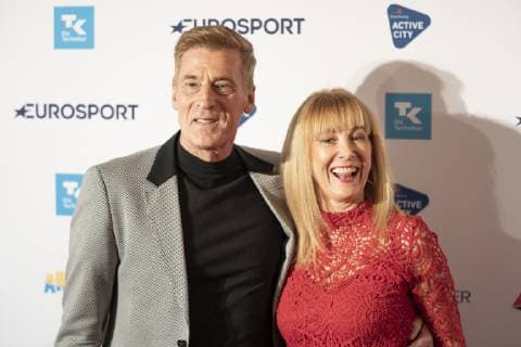 Award ceremony German Sports Journalist Award 2019 Red Carpet Gala Event at Grand Elysee Hamburg Ulrich Uli Stein with his wife Corinna Award ceremony German Sports Journalist Award 2019 Red Carpet Gala Event at Grand Elysee Hamburg Hamburg Hamburg Germany Hotel Grand Elysee