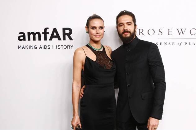 Entertainment Themen der Woche KW13 German-American model, actress Heidi Klum and her fiance Tom Kaulitz attend the amfar gala event in Hong Kong, China, 25 March 2019. Heidi Klum enjoys date night with fiance Tom Kaulitz at amfar gala event in Hong Kong  bjl8263122