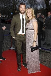Martin Tomczyk with his wife Christina Surer at the German Sports Journalist Awards 2019 in the Hotel Grand Elysee Hamburg 25 03 2019 Foto:xgbrcix xFuturexImage