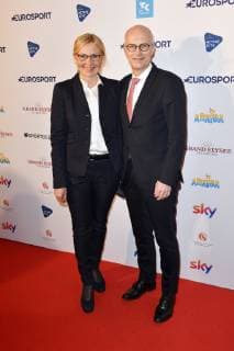 Peter Tschentscher with his wife Eva Maria at the German Sports Journalist Awards 2019 in the Hotel Grand Elysee Hamburg 25 03 2019 Foto:xF.xKernx xFuturexImage