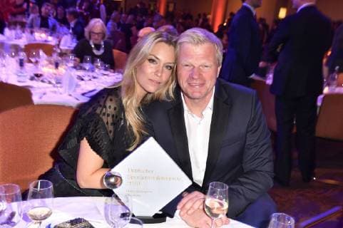 Oliver Kahn with his wife Svenja at the German Sports Journalist Awards 2019 at the Hotel Grand Elysee Hamburg 25 03 2019 Foto:xF.xKernx xFuturexImage