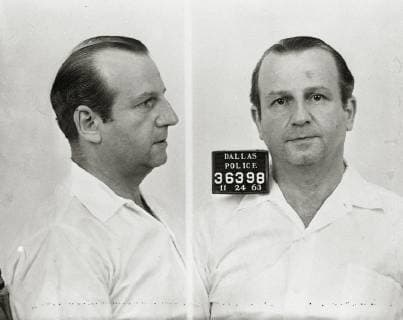 Booking photo mug shot of Dallas, Texas nightclub owner Jack Ruby, shortly after being arrested for shooting Lee Harvey Osawld, November 24, 1963 File Reference 1003_823THA Hollywood CA USA  Copyright: xCinemaxLegacyxCollection ThexHollywoodxArchivex 1003_823THA