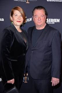 Peter Kurth with girlfriend Susanne Boewe at the Jupiter Award 2019 in Restaurant The Grand in Berlin on 27 03 2019