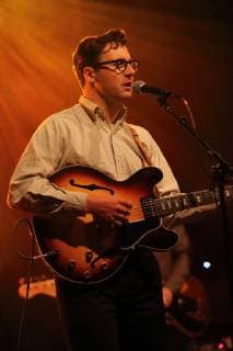 Nick Waterhouse at a concert at the Columbia Theater in Berlin 27 March 2019 Nick Waterhouse concert in Berlin