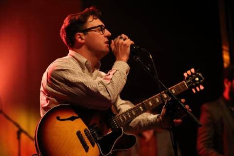 Nick Waterhouse at a concert at the Columbia Theater in Berlin 27 March 2019 Nick Waterhouse concert in Berlin