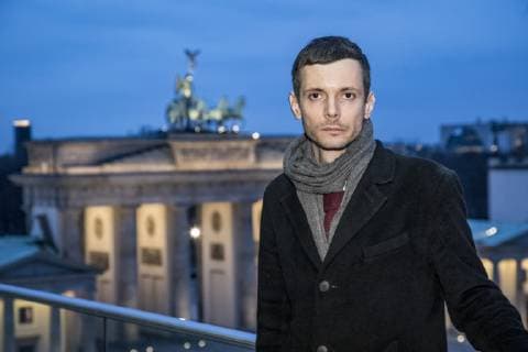 Berliner Akademie der Künste Danilo Scholz The Heinrich Mann Prize 2019 goes to the author and scientist Danilo Scholz Adam Tooze Economic historian Laudatio Mascha Schneider Actress reads texts by Heinrich Mann Kathrin Röggla AdK Welcome and award ceremony at the Berlin Academy of the Arts on 27 03 2019