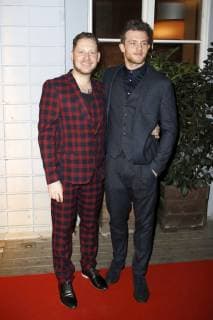 Marco Kreuzpaintner and Jannis Niewöhner at the 40th Jupiter Award 2019 in The Grand Berlin Restaurant 27 03 2019 Foto:xS.xGabschx xFuturexImage