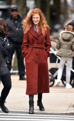 March 29, 2019 - New York, New York, United States - Actor Nicole Kidman was on the Upper East Side set of the new movie The Undoing on March 27 2019 in New York City New York United States  - ZUMAny1_ 20190329_zaf_ny1_012 Copyright: xKristinxCallahanx