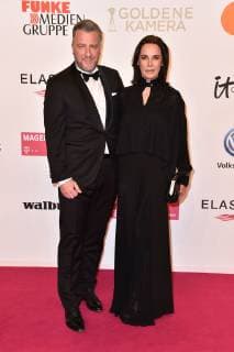 Desiree Nosbusch and her husband Tom Bierbaumer arriving for the Golden Camera Award on 30 03 2019 in Berlin The Golden Camera Award 2019 in Berlin
