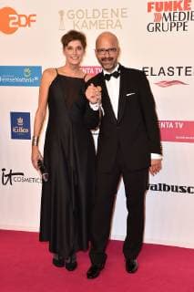 Christoph Maria Herbst and his wife Gisi Herbst arriving for the award ceremony of the Golden Camera on 30 03 2019 in Berlin The Golden Camera Award ceremony 2019 in Berlin