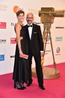 Christoph Maria Herbst and his wife Gisi Herbst arriving for the award ceremony of the Golden Camera on 30 03 2019 in Berlin The Golden Camera Award ceremony 2019 in Berlin