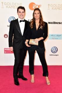 Laura Wontorra and her brother Marcel Wontorra arriving for the Golden Camera Award on 30 03 2019 in Berlin The Golden Camera Award 2019 in Berlin