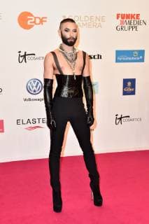 Conchita Wurst on arrival for the award ceremony of the Golden Camera on 30 03 2019 in Berlin The Golden Camera Award 2019 in Berlin